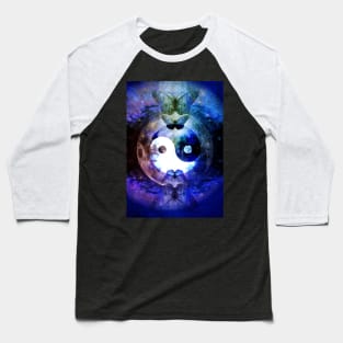 Sister Moon , Butterflies, Moon I Ching Baseball T-Shirt